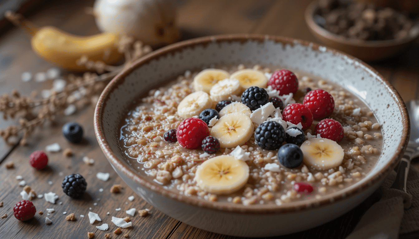 amaranth porridge recipe with fresh toppings