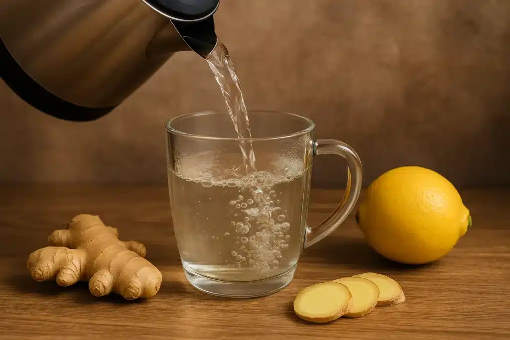 Starting the Zepbound drink with warm water