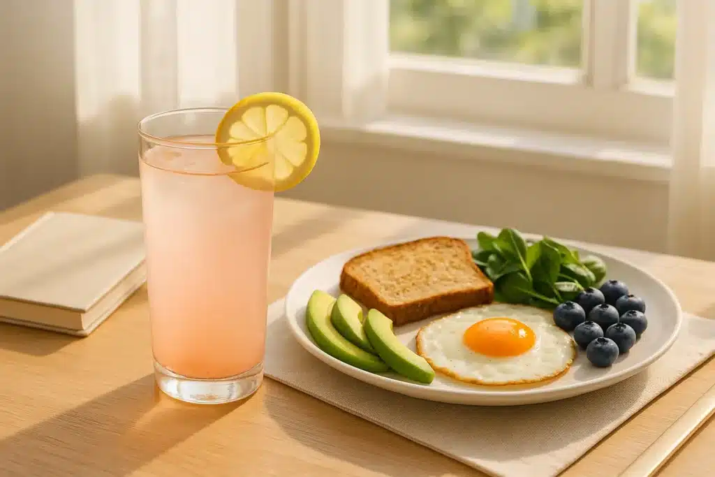 served pink salt recipe for weight loss drink