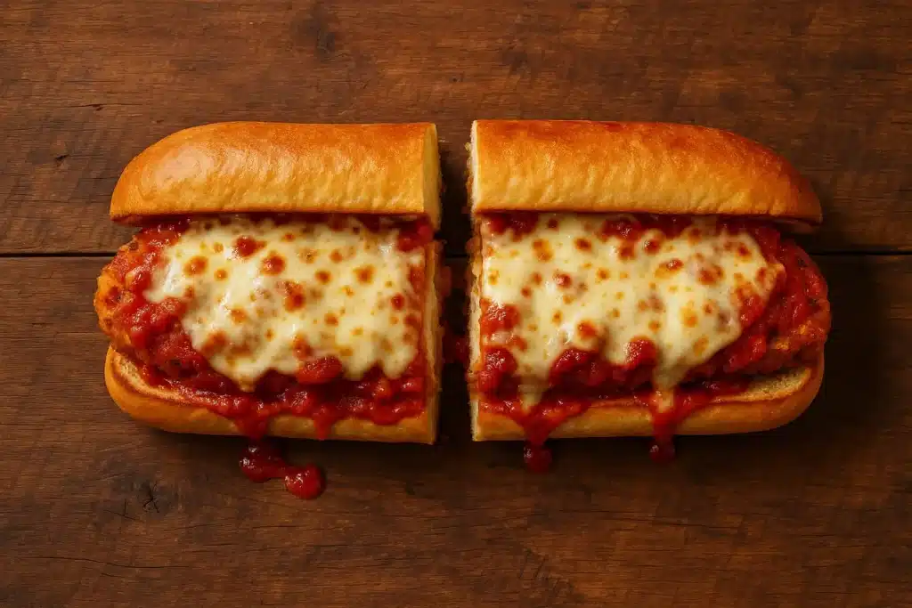 pizza shop 12in chicken parm sub calories sandwich
