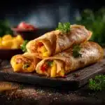 Mango Crepe Rolls