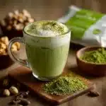 Matcha Milk Tea Latte