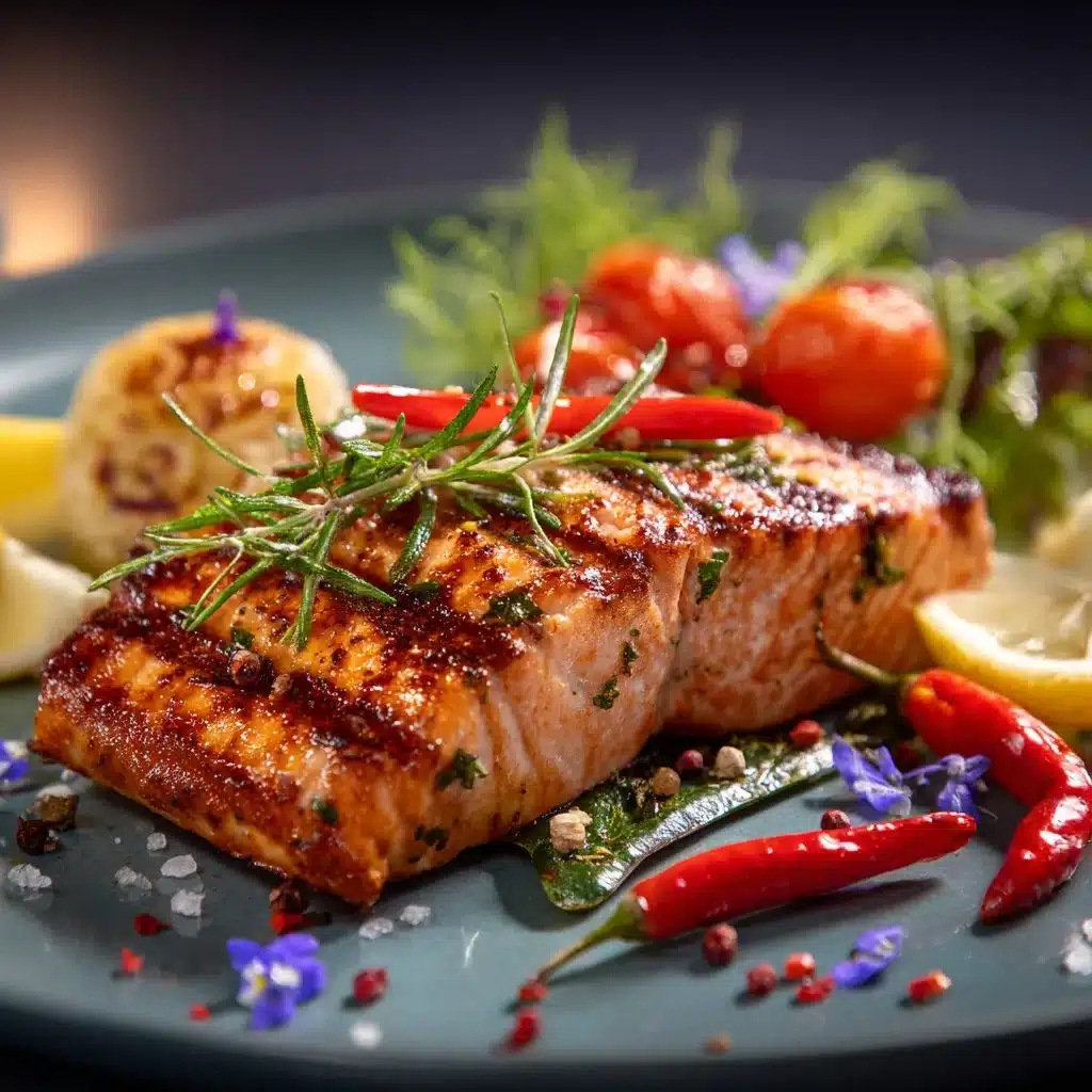 Lemon Herb Grilled Salmon