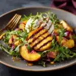 Grilled Peach Burrata Salad