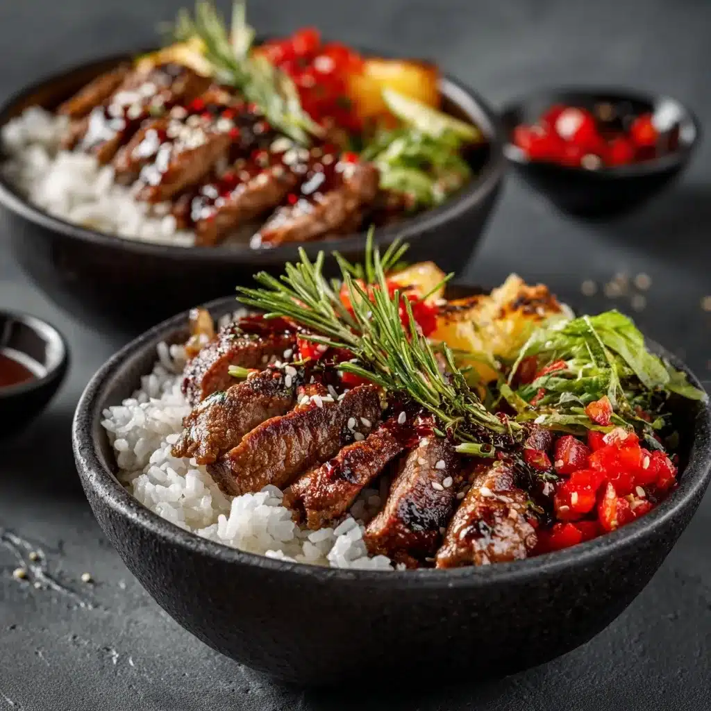 Steak and Rice Bowls