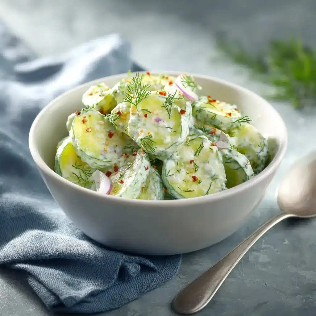 Creamy Cucumber Dill Salad