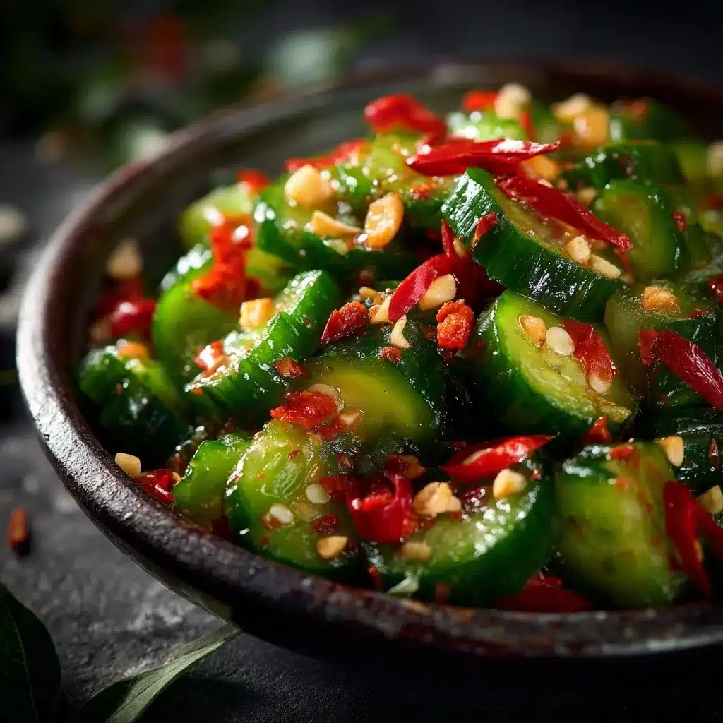 Spicy Smashed Cucumber Salad