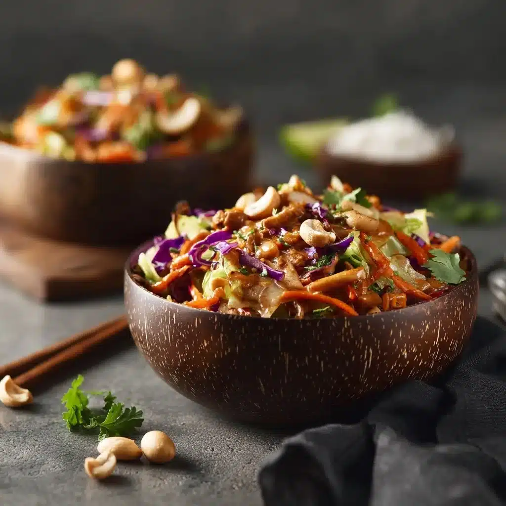 Spicy Peanut Cabbage Bowls