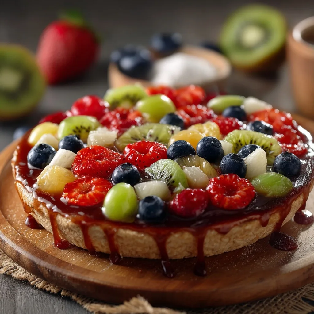 Easy Fruit Pizza Dessert