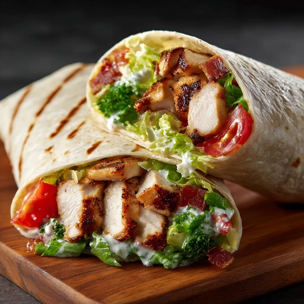 Chicken Caesar Wrap Lunch