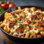 Chicken Parmesan Pasta Bake