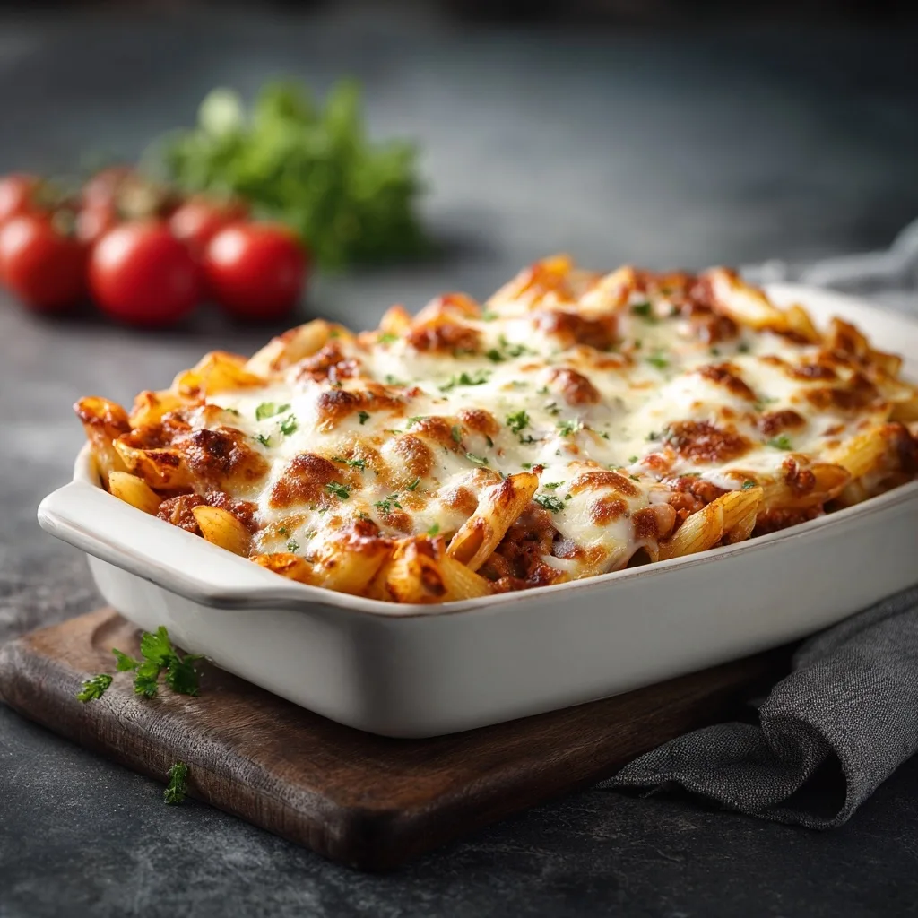 Easy Baked Ziti Pasta