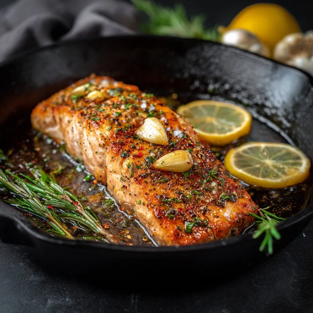 Lemon Garlic Salmon Recipe