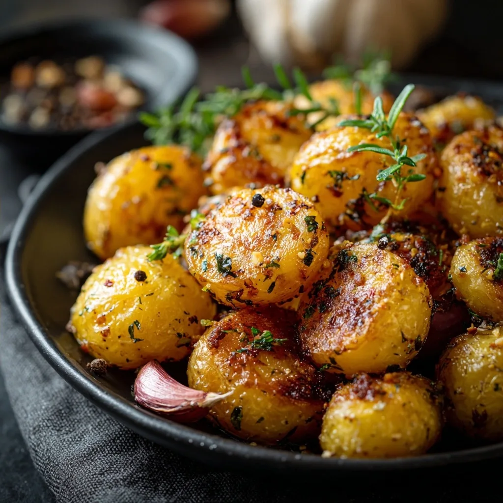 Garlic Herb Roasted Potatoes