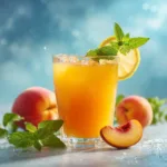 Homemade Peach Lemonade