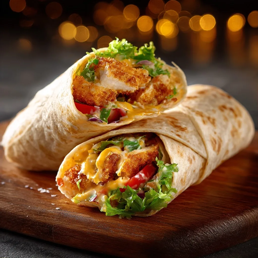 Crispy Chicken Wrap Recipe