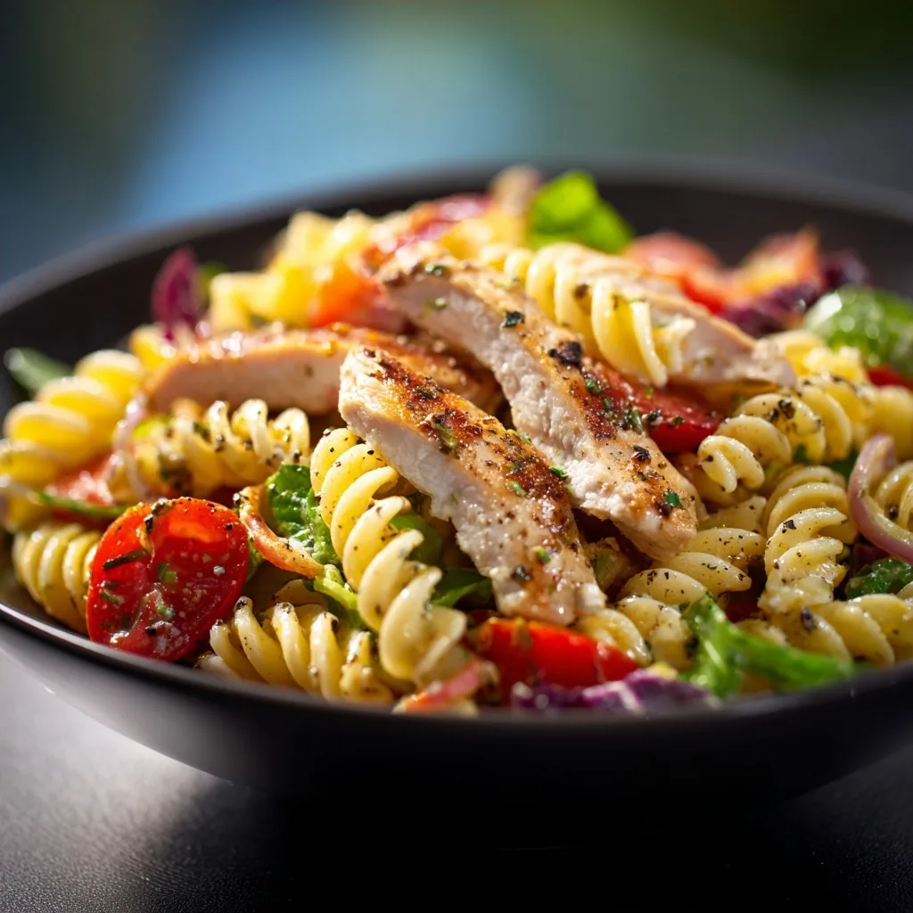 Easy Chicken Pasta Salad