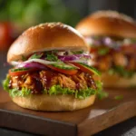 Easy BBQ Chicken Sliders