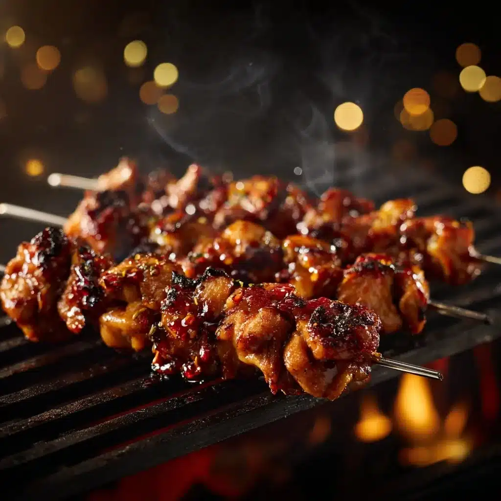 Easy BBQ Chicken Skewers