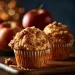 Moist Apple Muffins With Cinnamon Streusel