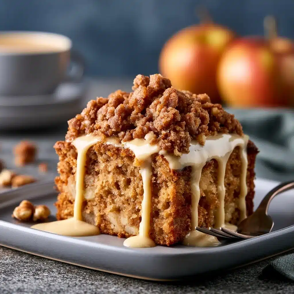 Delicious Apple Coffee Cake With Crumb Topping
