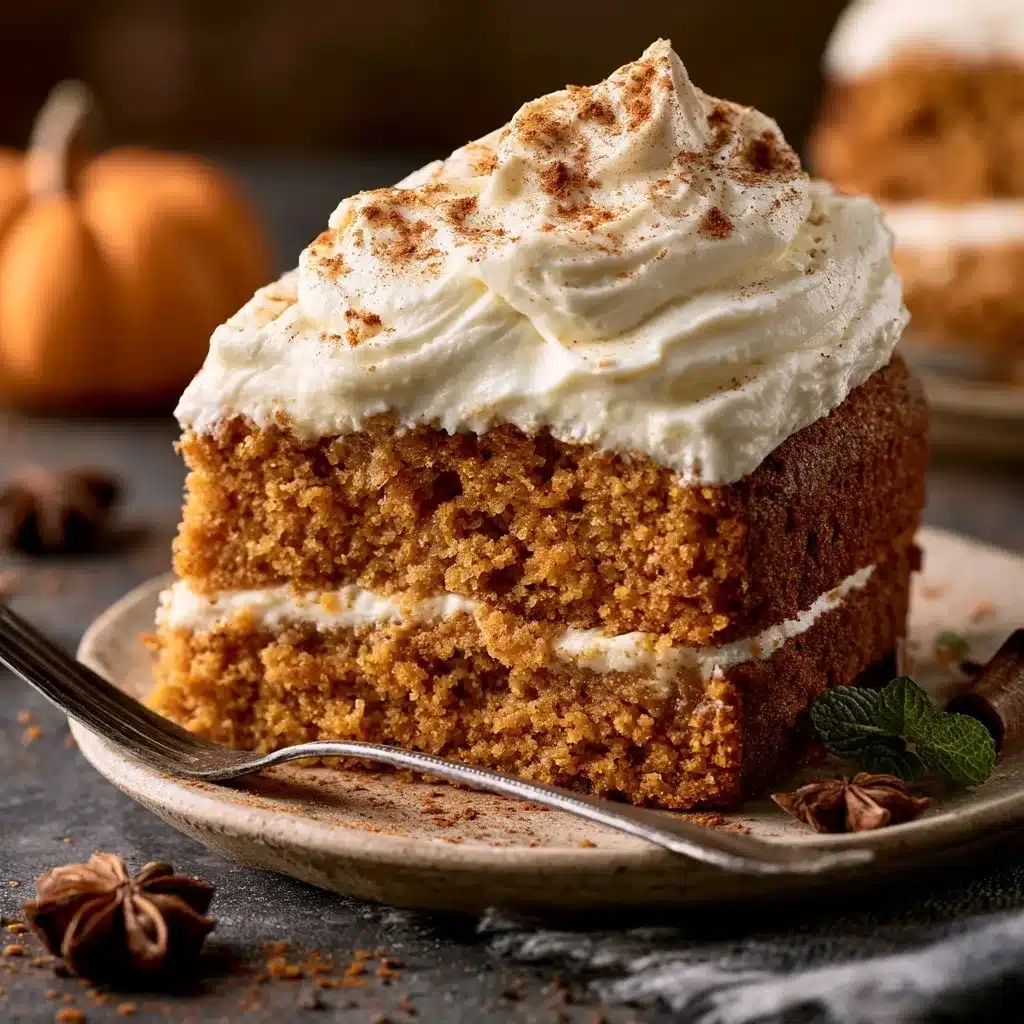 Easy Pumpkin Cake With Cream Cheese Frosting