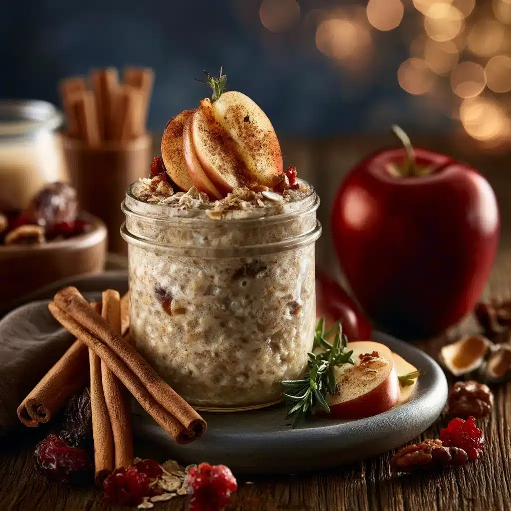 Apple Cinnamon Overnight Oats Recipe