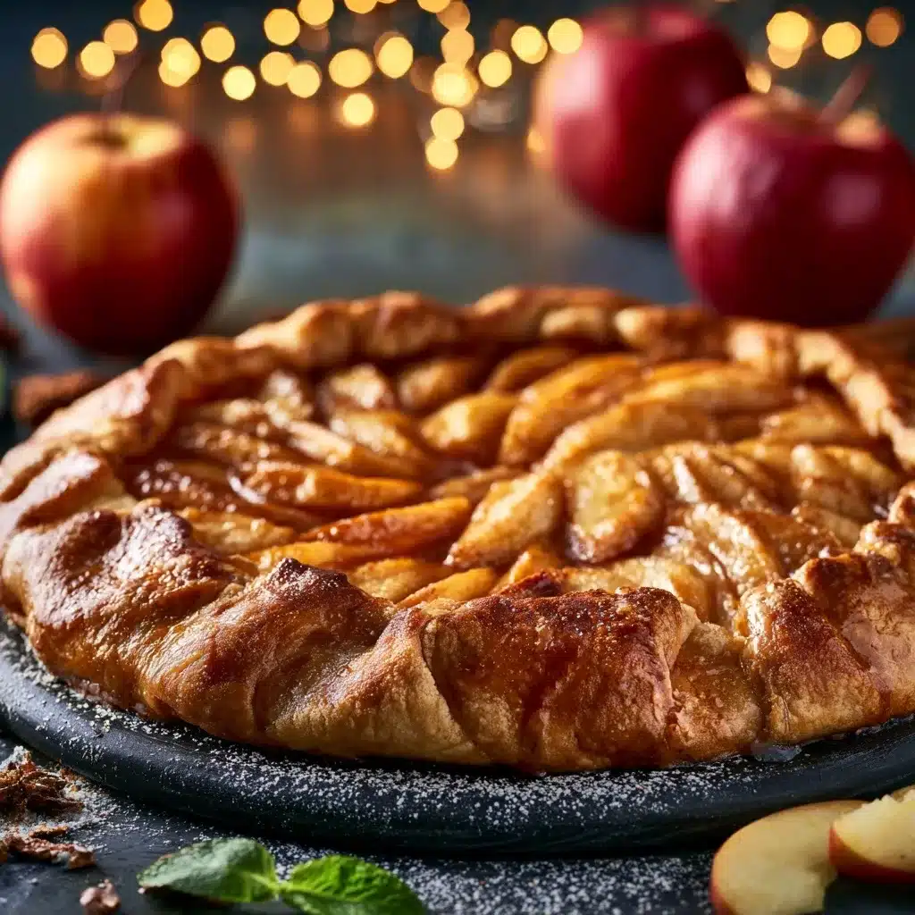 Apple Galette Rustic Fall Dessert
