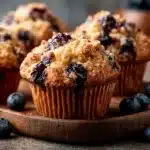 Bakery Style Blueberry Muffins Recipe