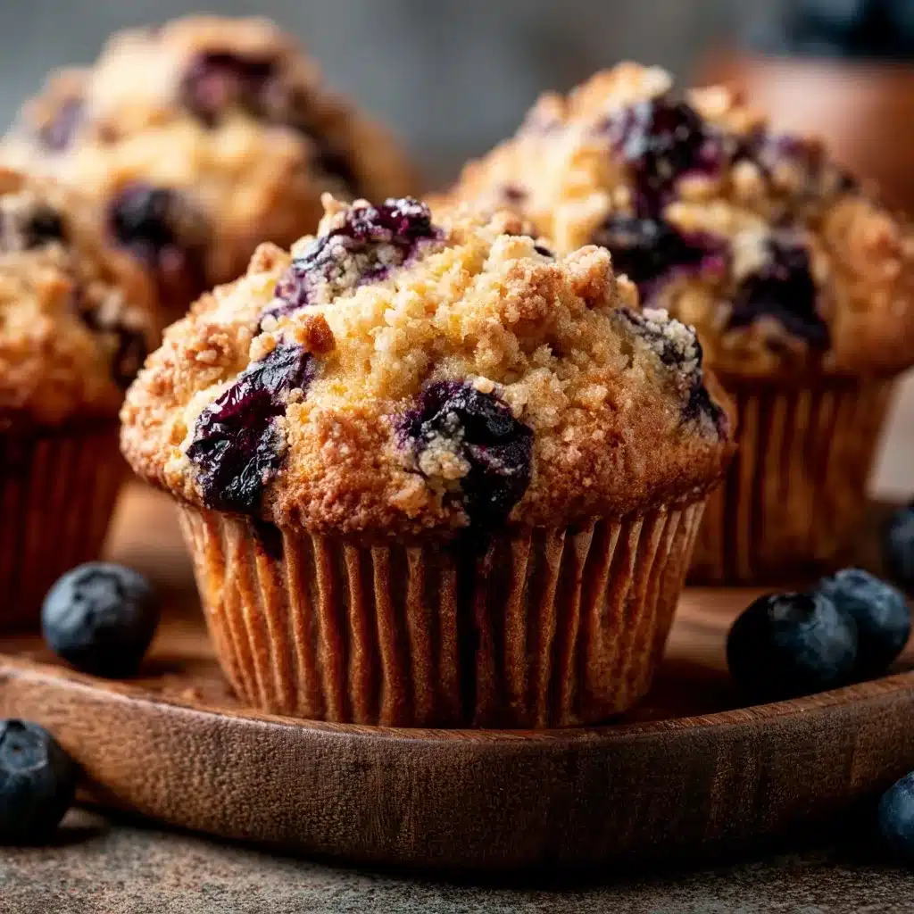 Bakery Style Blueberry Muffins Recipe