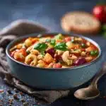 Easy Minestrone Soup Loaded With Vegetables