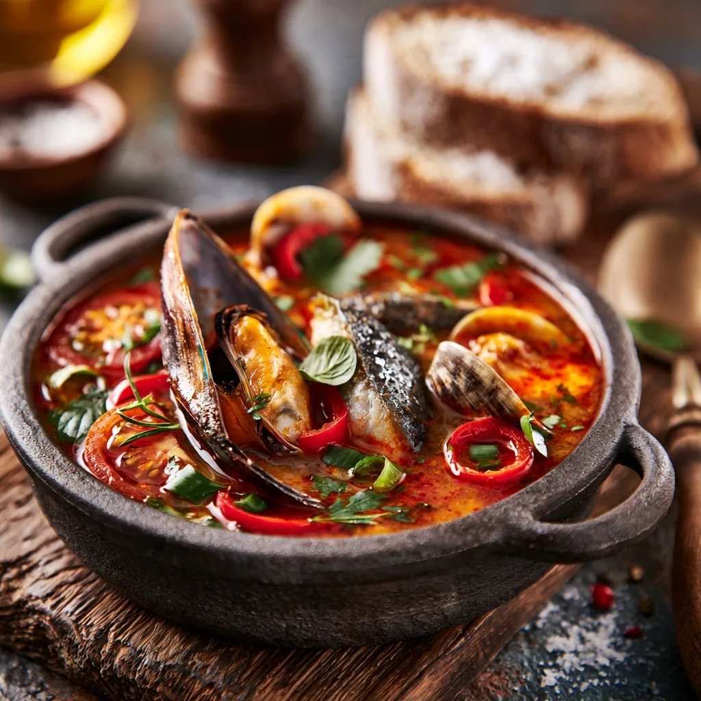 Healthy Mediterranean Fish Soup