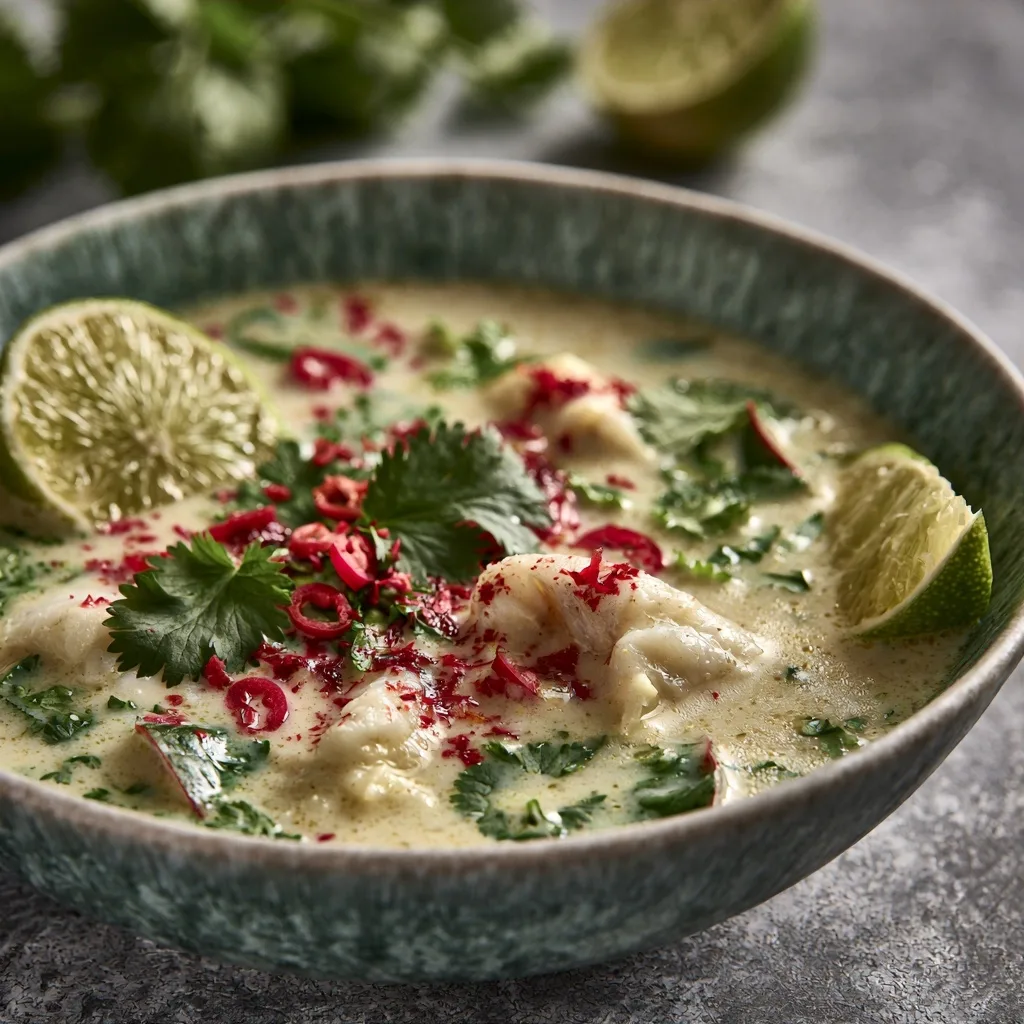Coconut Lime Fish Soup