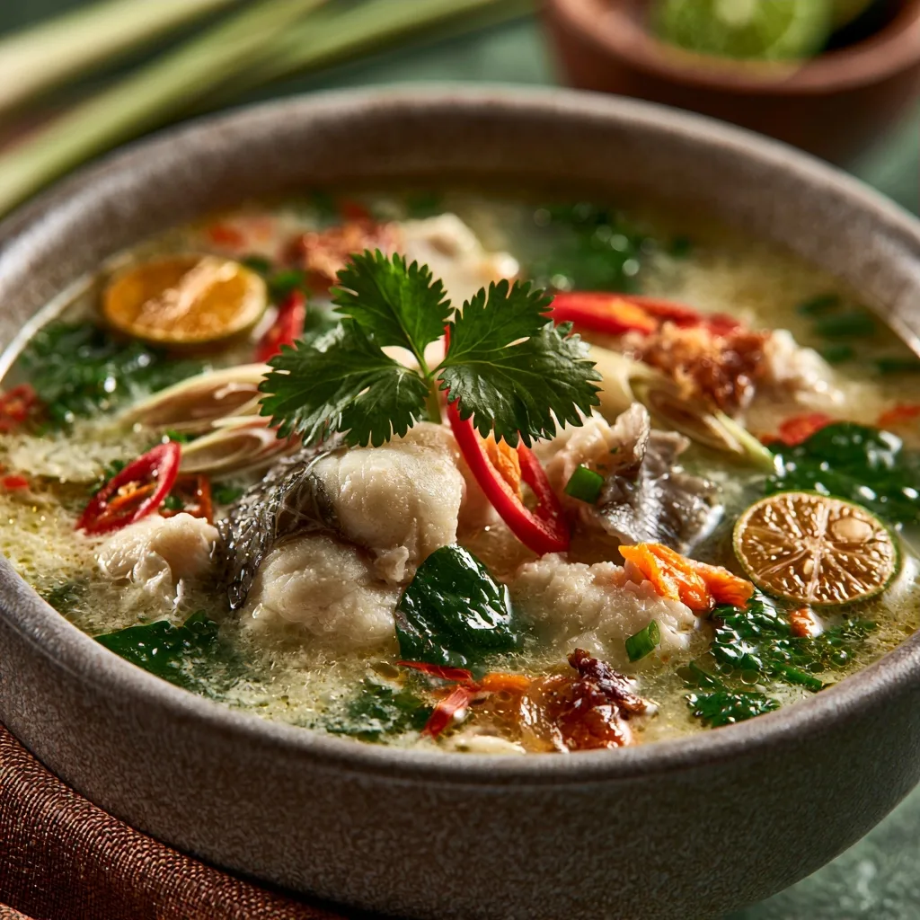 Thai Lemongrass Fish Soup