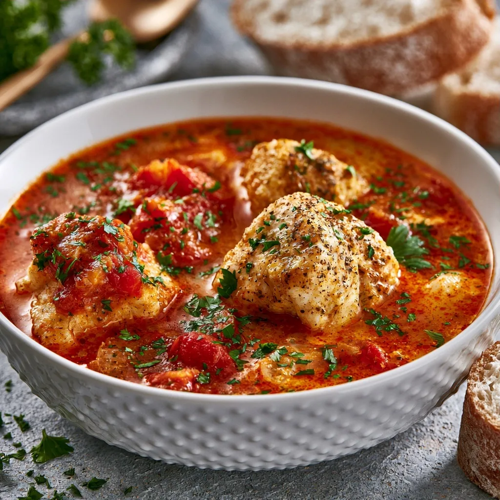 Easy Mediterranean Fish Soup