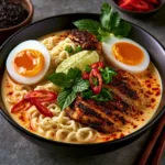Spicy Creamy Chicken Ramen