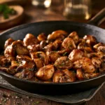 Skillet Chicken and Mushrooms