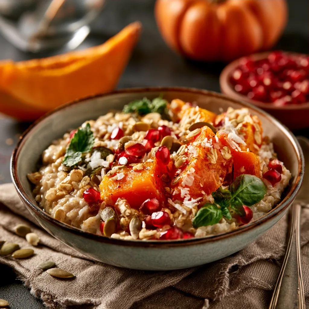 Healthy Pumpkin Oatmeal Breakfast