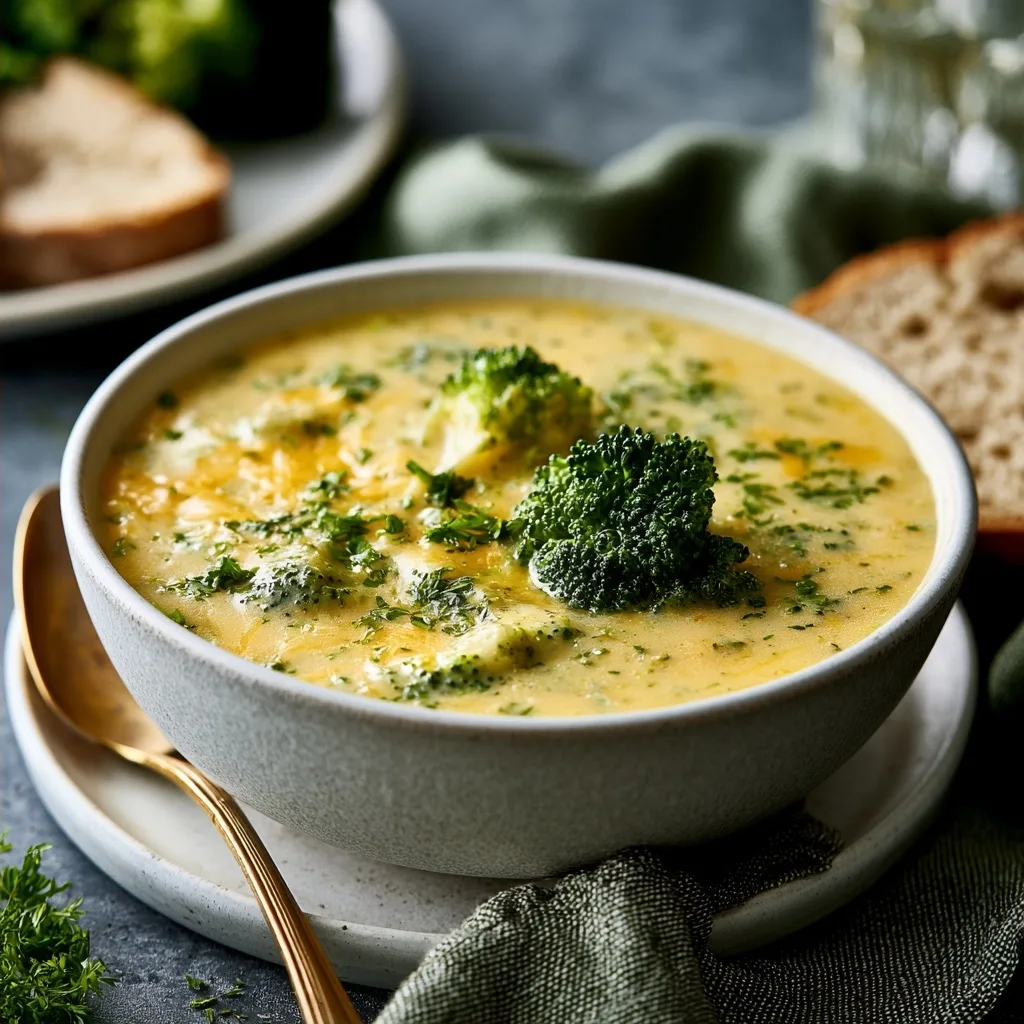 Creamy Broccoli Cheddar Soup