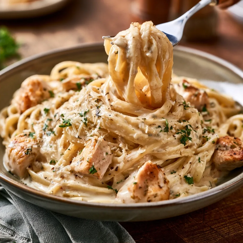 Creamy Chicken Alfredo Pasta