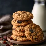 Chewy Oatmeal Raisin Cookies
