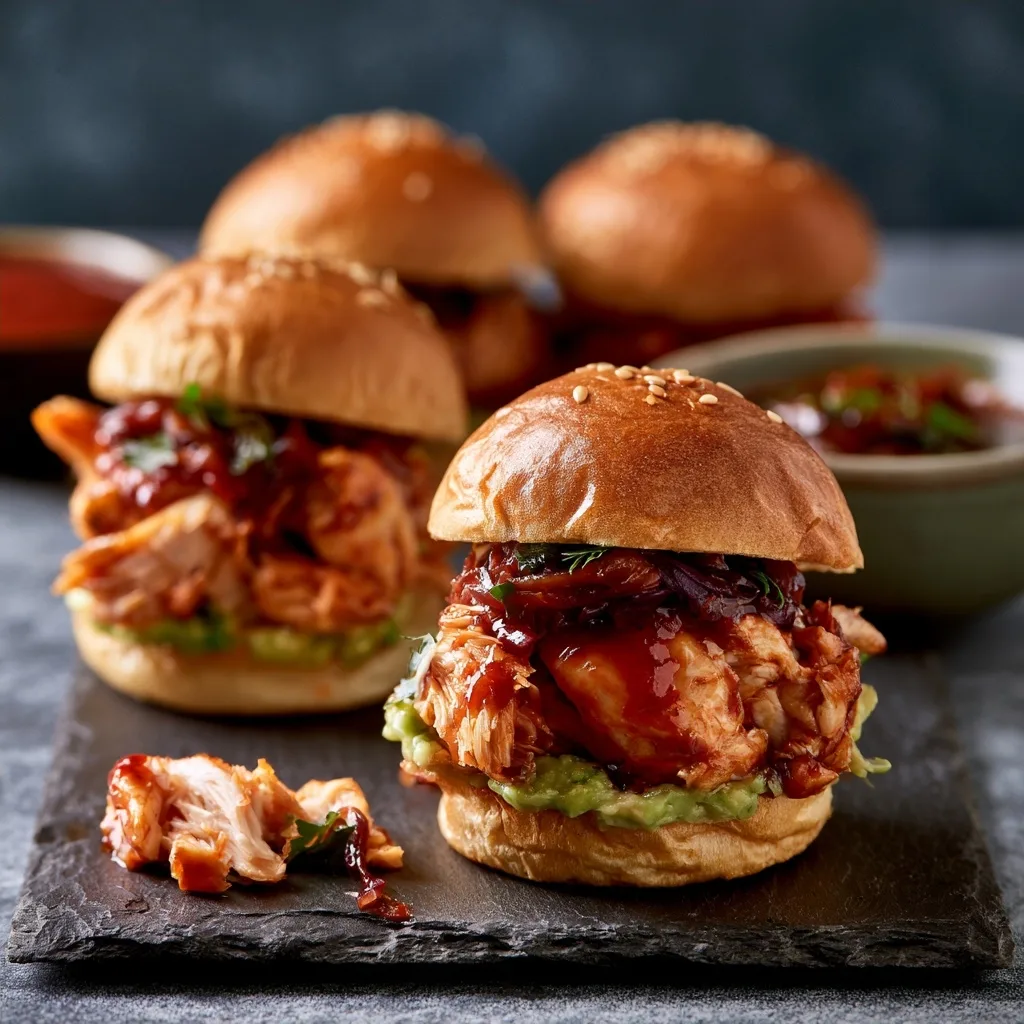 BBQ Chicken Sliders