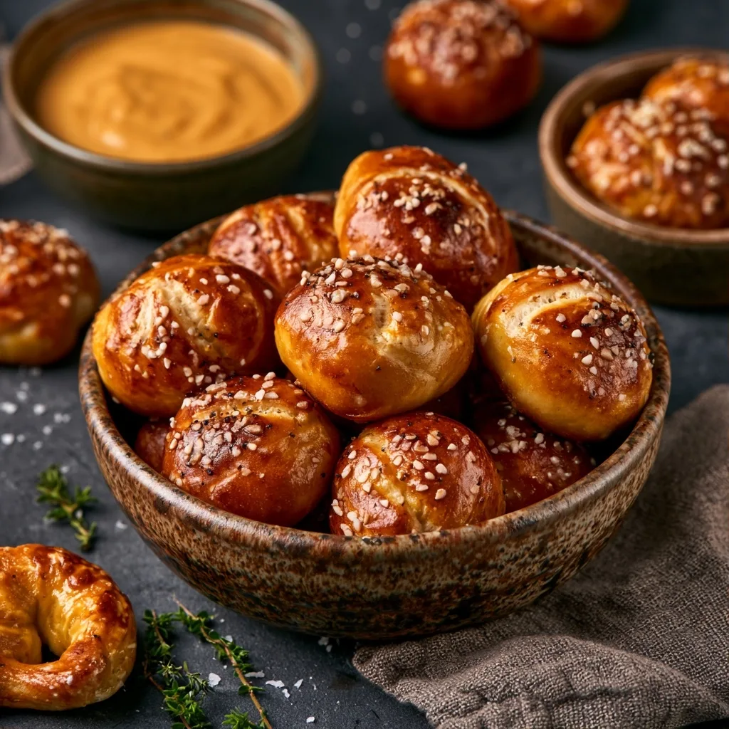 Homemade Soft Pretzel Bites