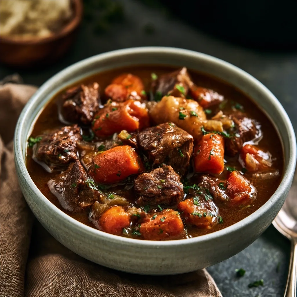 Easy Slow Cooker Beef Stew Recipe