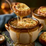Homemade French Onion Soup (No Alcohol)