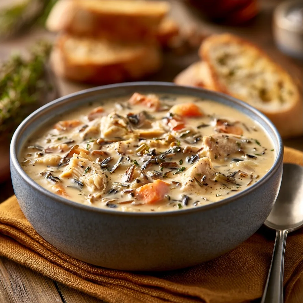 Creamy Chicken and Wild Rice Soup