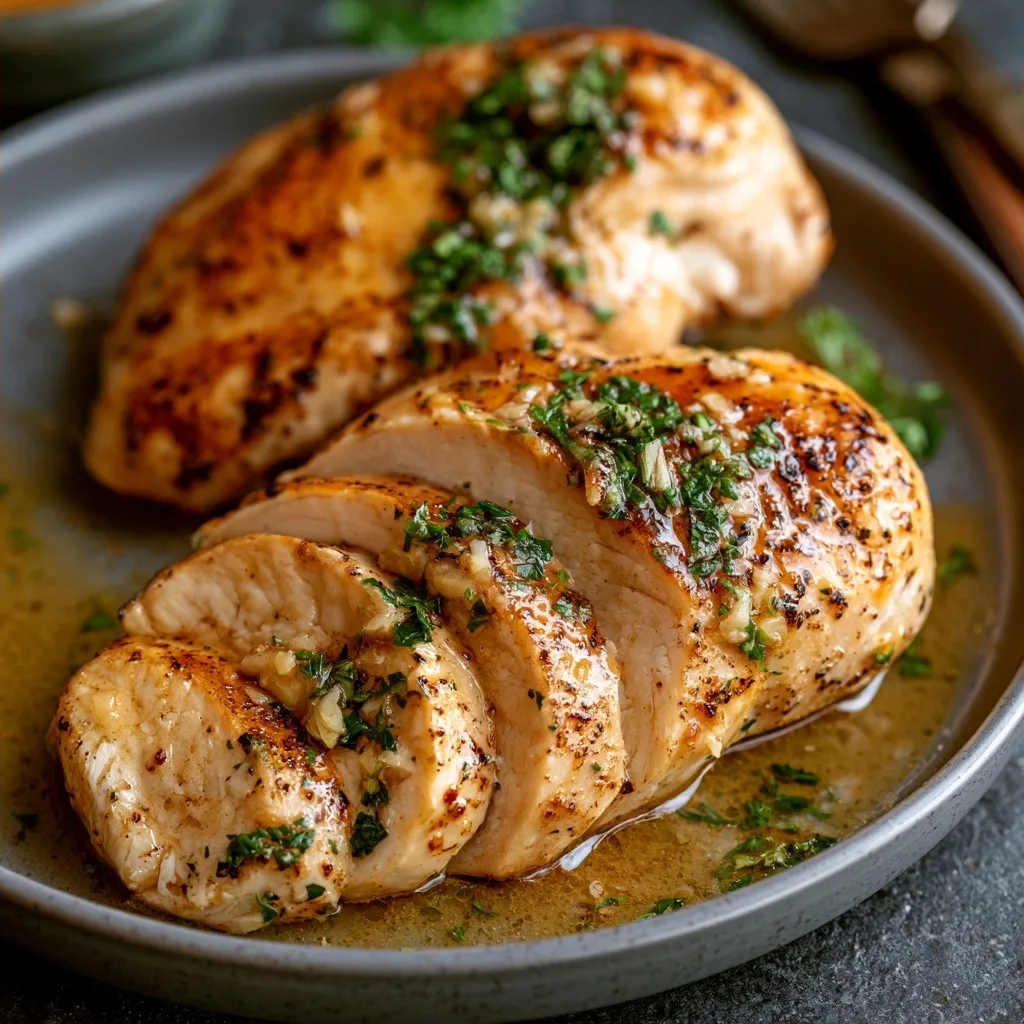 Garlic Butter Baked Chicken Breast