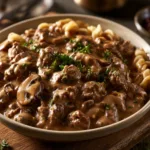 Ground Beef Stroganoff Recipe