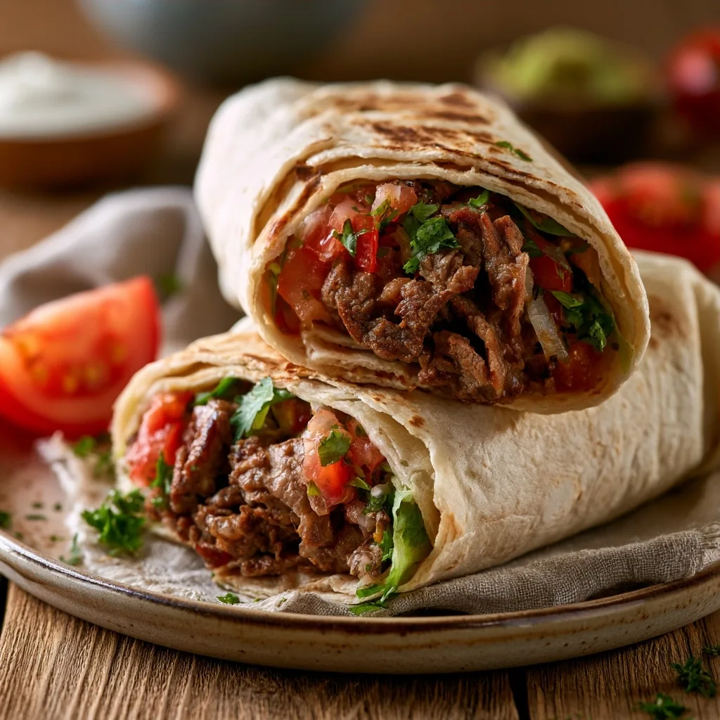 Homemade Beef Burritos