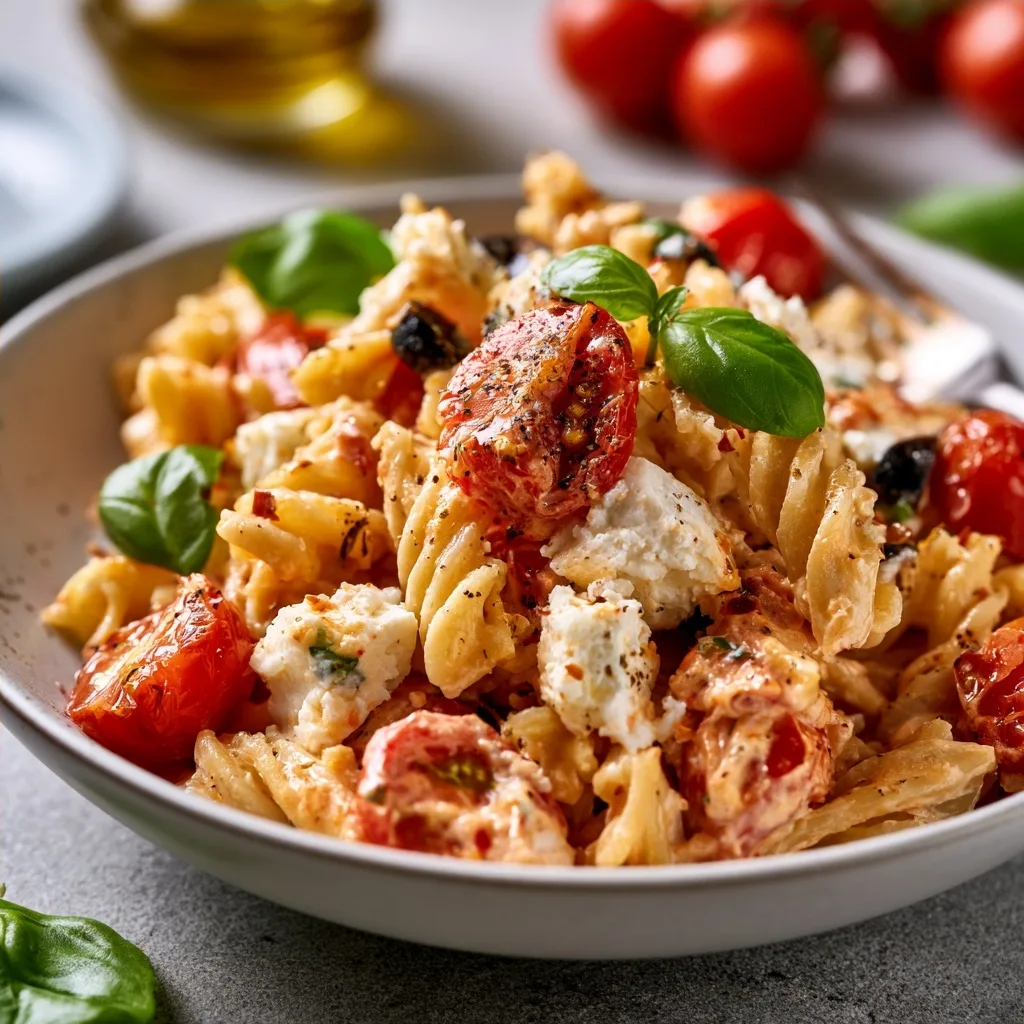 Baked Feta Pasta Recipe